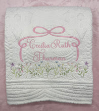 Load image into Gallery viewer, Heirloom Baby Quilt