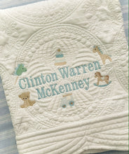 Load image into Gallery viewer, Heirloom Baby Quilt