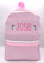 Load image into Gallery viewer, Backpack - Gingham Check