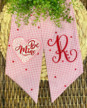 Load image into Gallery viewer, Wreath Sash - Be Mine Pink Gingham