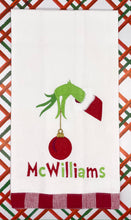 Load image into Gallery viewer, Hand Towel - Grinch Hand