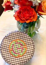 Load image into Gallery viewer, Jewel Round Travel Bag - Gingham
