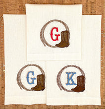 Load image into Gallery viewer, Rodeo Boots & Rope Guest Towel
