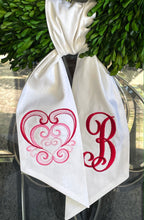 Load image into Gallery viewer, Wreath Sash - Valentine Swirl Heart