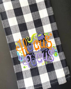 Halloween Kitchen Towel - Hocus Pocus