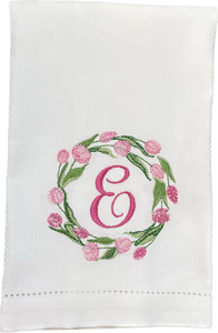 Tulip Wreath Guest Towel