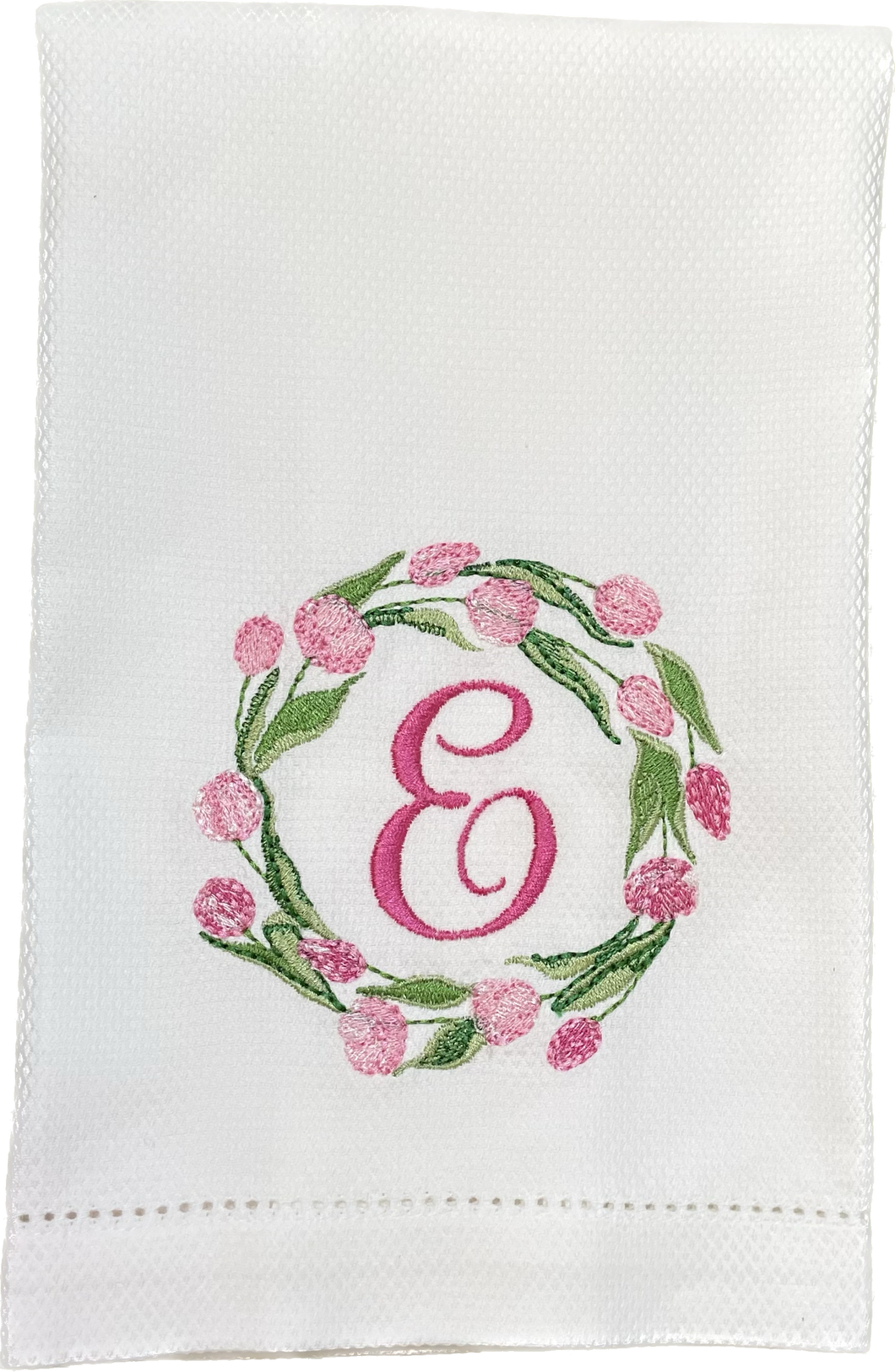 Tulip Wreath Guest Towel