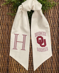 Game Day Wreath Sash - University of Oklahoma