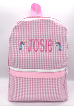 Load image into Gallery viewer, Backpack - Gingham Check
