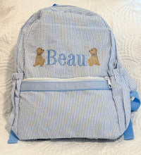 Load image into Gallery viewer, Backpack - Seersucker
