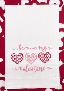 Guest Towel - Be My Valentine Herend Heart