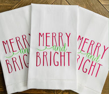 Load image into Gallery viewer, Guest Towel - Merry and Bright
