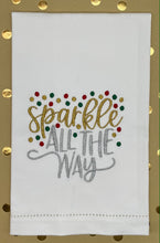 Load image into Gallery viewer, Sparkle All The Way Guest Towel
