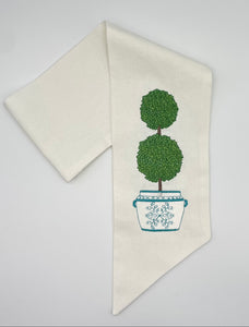 Wreath Sash - Double Topiary