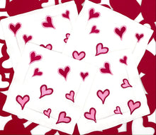 Load image into Gallery viewer, Scatter Hearts Cocktail Napkins
