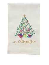 Load image into Gallery viewer, Guest Towel - Christmas Tree Sketch
